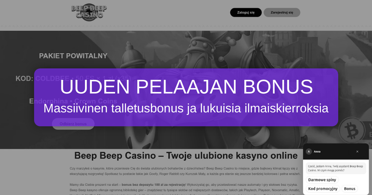 Beepbeep Casino Suomi - Premium Kasinokokemus